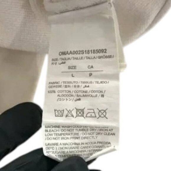 Off-White Seeing Things Photocopy Marilyn Monroe graphic hoodie size L - Picture 11 of 12